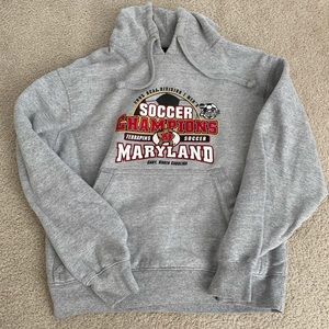Maryland Terps soccer 2005 hoodie championship